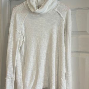 Free people split back turtle neck